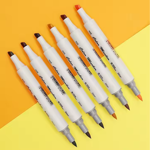 Ensemble de marqueurs à alcool à double pointe STA, pointe pinceau, pointe souple, marqueur coloré <span class=keywords><strong>pour</strong></span> artistes, dessin, fournitures scolaires, croquis <span class=keywords><strong>pour</strong></span> adultes - Product Image 5
