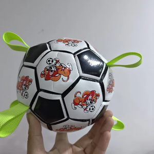 Juguete masticable ecológico personalizado para perros, juguete masticable con forma de balón de fútbol adecuado para masticadores agresivos, juguete interactivo duradero para mascotas. - Product Image 4
