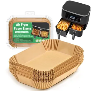 2024 nouvelle friteuse à Air jetable papier Liner 9 pouces friteuse parchemin Liner papier de cuisson pour friteuse à Air pour Ninja