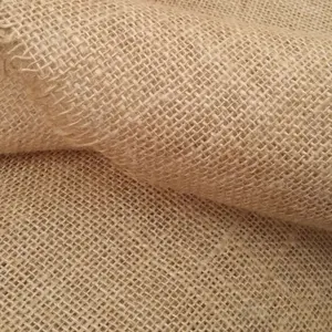 JIAHE Eco Friendly Tissu De Jutes fabbricazione di tela naturale rotolo 100% tessuto di iuta