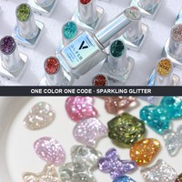 Vinimay Factory Dreamy Starburst Glitzer-Gel-Nagellack-Set, 36 Farben, hochdichter Diamant-Flash-Reflexions-Gel-Nagellack für den Salon