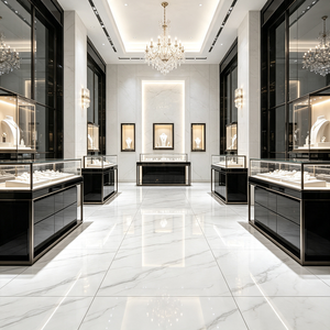 750x1500mm High End White Marble Calacatta White Marble Porcelain <strong>Tiles</strong> Natural Marble Interior Floor Stone Look <strong>Tiles</strong> - Product Image 4