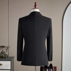 <span class=keywords><strong>Traje</strong></span> de Hombre Elegante y a la Moda, Diseño Personalizable, Cuello con Muescas y Adornos, Antiarrugas, Corte Entallado, <span class=keywords><strong>Traje</strong></span> de Tres Piezas - Product Image 3