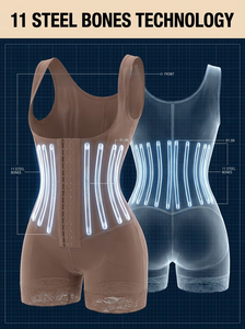 <span class=keywords><strong>Faja</strong></span> colombienne BBL post-partum pour femme, 11 baleines en acier, gaine amincissante en latex, serre-taille, sculpteur corporel - Product Image 4