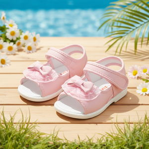 Chaussures d'été coréennes OZKIZ pour filles de 2 à 7 ans, en tissu de coton, à la mode, vente en gros - Product Image 3