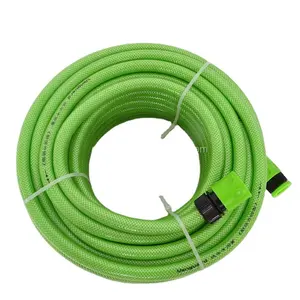 High Quality Lightweight short Anti-corrosion 50ft Retractable Garden Hose with 8 function spray gun