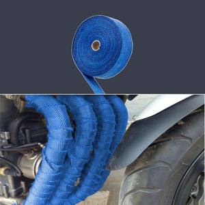 Auto knalpot bungkus <span class=keywords><strong>2</strong></span> Inch untuk motor 16FT Titanium Fiberglass selang pelindung panas Roll lengan - Product Image 6