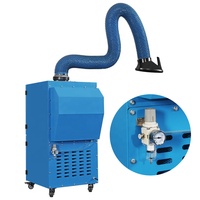 Extracteur de fumée de soudage mobile - 360 °   Bras d'aspiration flexible Purificateur de fumée à haute efficacité Certifié CE