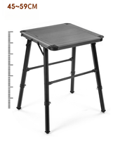 Table IGT pliable en aluminium portable à hauteur réglable pour camping en plein air