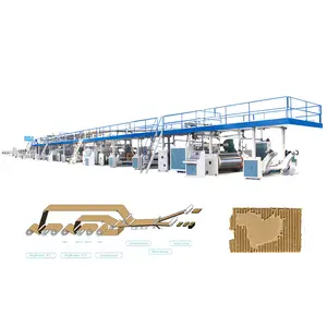 Fully Automatic High Speed 3/5/7 Ply Corrugated Cardboard Production Plant Carton Box Making Machine