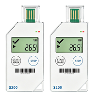 Potmagic S100 Registrador de Datos de Temperatura de Un Solo Uso, Reingenierizado, 32000 Puntos, 90 Días de Ciclo