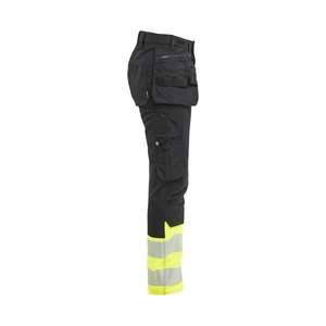 BLAKLADER - 703011499933C44 Pantalón de mujer de alta visibilidad elástico Negro/Amarillo-EAN 7330509958421 ROPA DE TRABAJO DE 2017 - Product Image 5