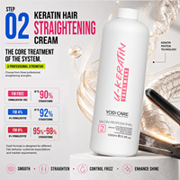 Soin capillaire à la kératine YOGI Private Label sans formaldéhyde, soin lissant à la kératine à 4% pour salon