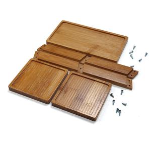 Petit support à plantes <span class=keywords><strong>en</strong></span> bambou à 3 niveaux pour comptoir intérieur, style mi-siècle, <span class=keywords><strong>en</strong></span> bois, pour la maison et le jardin - Product Image 5