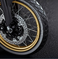 Pneu radial sans chambre à air ANAKEE ADVENTURE 2 110/80R18 pour jante de moto de 18 pouces, tout-terrain, pneu de remplacement neuf