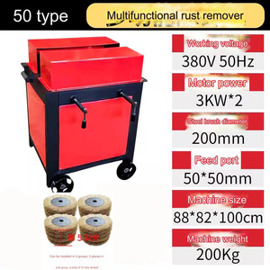 Rectifieuse de bureau antirouille bon marché pour barres d'armature en acier Angle Iron Round Square Round Pipe Channel Steel Tile - Product Image 3