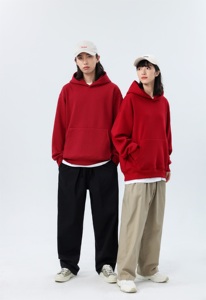 500 gram lông cừu áo nỉ nặng chuỗi ít Hoodies quá khổ Thả Vai trống rắn trùm đầu Áo len phổ biến Hoodies - Product Image 6