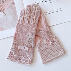Guantes <span class=keywords><strong>de</strong></span> verano para mujer, guantes <span class=keywords><strong>de</strong></span> encaje con protección solar, protección UV, guantes sexys suaves <span class=keywords><strong>de</strong></span> dedo completo para boda, para chicas - Product Image 6