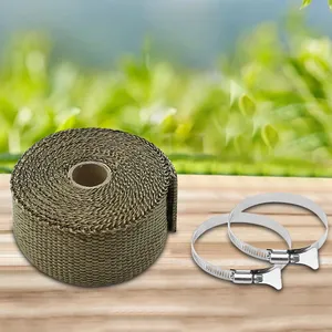 Ruban ignifuge pour poêle de tente DIY, isolation thermique, protection de cheminée de poêle de tente de camping, ceinture de protection de conduit de fumée - Product Image 2