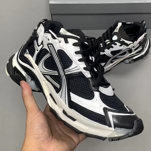 Chaussures pour hommes élégantes de haute qualité, baskets en cuir épaisses pour hommes et femmes, chaussures de course et de marche respirantes de luxe de créateur - Product Image 1