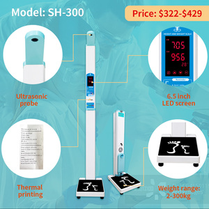 Appareil médical de mesure de la taille et du poids, balance ultrasonique de taille et de poids pour hôpital - Product Image 2