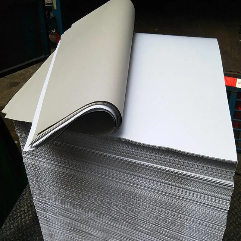 Cartón c1s de alta calidad de fabricante, tablero de papel dúplex con reverso blanco recubierto por un lado