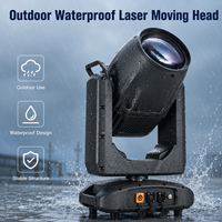 Projecteur laser mobile RGBW 260W étanche IP66 CMY 30 Gobos Double Prisme Art-Net DMX512 pour Spectacles Aquatiques Extérieurs, Festivals et Concerts