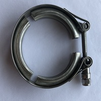 Collier de serrage en V à double tube en acier inoxydable pour l'industrie générale