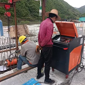 Cable de anclaje de Control numérico tensor síncrono, máquina de tensión inteligente con Gato hidráulico