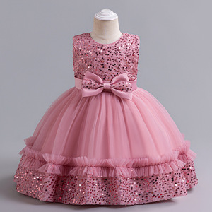 <span class=keywords><strong>Vestito</strong></span> da Principessa per Primo Compleanno, Nuovo Abito <span class=keywords><strong>con</strong></span> Paillettes e <span class=keywords><strong>Farfalle</strong></span> per Bambine, Abito da Cerimonia in Tulle per Bimbe - Product Image 4