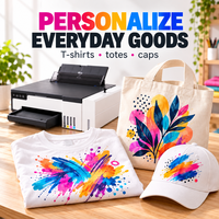 Vente flash - Imprimante jet d'encre A4 DTF L8058 - Tête d'impression pour l'impression de logos sur t-shirts et vêtements