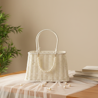 Aierflorist – Panier décoratif en rotin tressé durable et écoresponsable pour la Fête des Mères et les mariages – Vente en gros