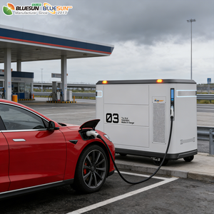 สถานีชาร์จรถยนต์เคลื่อนที่ 150 กิโลวัตต์ 209 กิโลวัตต์ชั่วโมง ระดับ 3 CCS1 CCS2 GBT Chademo เครื่องชาร์จรถยนต์ไฟฟ้าแบบพกพา ชาร์จเร็ว - Product Image 4