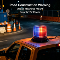 Feux de signalisation rotatifs à LED DC 12-80V, feux d'avertissement, feux d'urgence avec certification CE