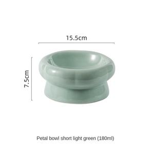 Bols <span class=keywords><strong>pour</strong></span> animaux de compagnie <span class=keywords><strong>pour</strong></span> chats Produits de luxe <span class=keywords><strong>pour</strong></span> animaux de compagnie Bols doubles réglables de luxe Ne pas déborder Bols artisanaux en céramique uniques - Product Image 5