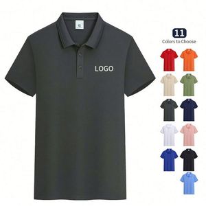 เสื้อโปโลผู้ชายขายส่ง เสื้อยืดพิมพ์โลโก้ตามสั่ง ไซส์ใหญ่ เสื้อโปโลเปล่าสำหรับติดแบรนด์ส่วนตัว - Product Image 2