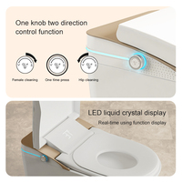 Capteur de pied automatique articles sanitaires intelligents placard à eau WC salle de bain monté au sol électrique en céramique une pièce cuvette de toilette intelligente