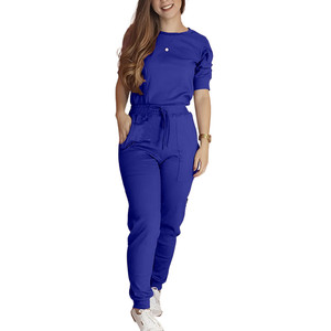 Ingrosso Manica Invernale a Manica a Manica corta Invernale 2 pezzi di Abbigliamento da Ospedale Set di Uniformi in Cotone per Infermiere - Product Image 1