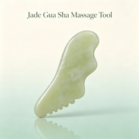 Planche Gua Sha en jade Xiuyan naturel, gratteur de massage facial pour le lifting de la peau, outil de soin de beauté anti-âge