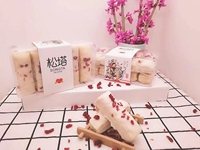 Vente en gros de boîte à biscuits transparente pour bonbons et gâteaux petite boîte à dessert carrée en plastique dure transparente avec couvercle