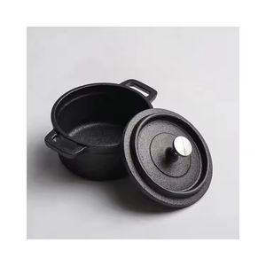 Casserole <span class=keywords><strong>en</strong></span> <span class=keywords><strong>fonte</strong></span> miniature pré-assaisonnée de 10 cm, fournie directement par l'usine - Product Image 1