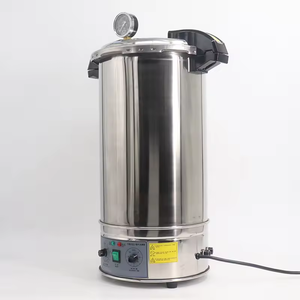 Autoclave portátil de acero inoxidable completo de 18L, esterilizador de instrumentos veterinarios de vapor a presión de apertura rápida para perros, <span class=keywords><strong>precio</strong></span> de fábrica - Product Image 2