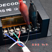 Decodificador de Tira LED RGB DMX512 de 3 Canales, Controla Lámparas Individuales o RGB para Módulos de Publicidad