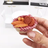 1:12 Mini-Diy Plastic Poppenhuis Keukenservies Spelen Snacks Groenten Fruitflessen Sauzen Met Miniatuurpoppen