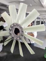 Pale de ventilateur axial P5 à volume d'air élevé, angle réglable, pour la protection contre le gel des grandes surfaces agricoles et le refroidissement des vergers