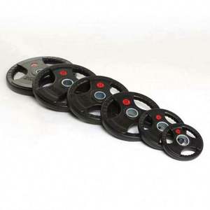 Juego de Discos de Pesas para Barra, Resistentes y Comerciales, para Levantamiento de Pesas en Gimnasio, con Superficie Delicada, Logotipo Personalizado Disponible, Material de Acero y Goma - Product Image 6