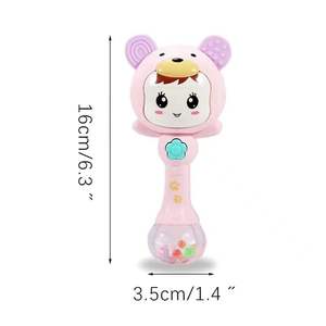 Mordedor de silicona suave sin BPA para bebé, martillo de silicona, soporte de juguete para niños pequeños - Product Image 5