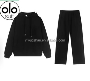 Ensemble <span class=keywords><strong>de</strong></span> <span class=keywords><strong>sport</strong></span> <span class=keywords><strong>de</strong></span> haute qualité en coton pur personnalisé avec logo AlC ab pour hommes et femmes, fermeture éclair, poids lourd, tendance - Product Image 1