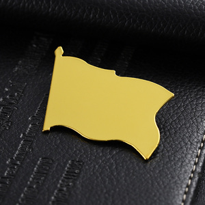 Jiabo Giá Rẻ Bán Buôn Vàng Bạc Vòng Hình Chữ Nhật Cờ Hình Dạng Trống Ve Áo Pin Rỗng In Laser Tên Kim Loại <span class=keywords><strong>Pins</strong></span> Huy Hiệu Nút - Product Image 6