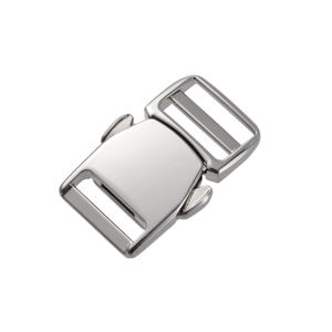 CLIPON AK565-058-NKL Boucle en métal, brevet US/UE, haute résistance, adapté aux produits d'extérieur, collier/laisse/harnais pour animaux de compagnie - Product Image 1